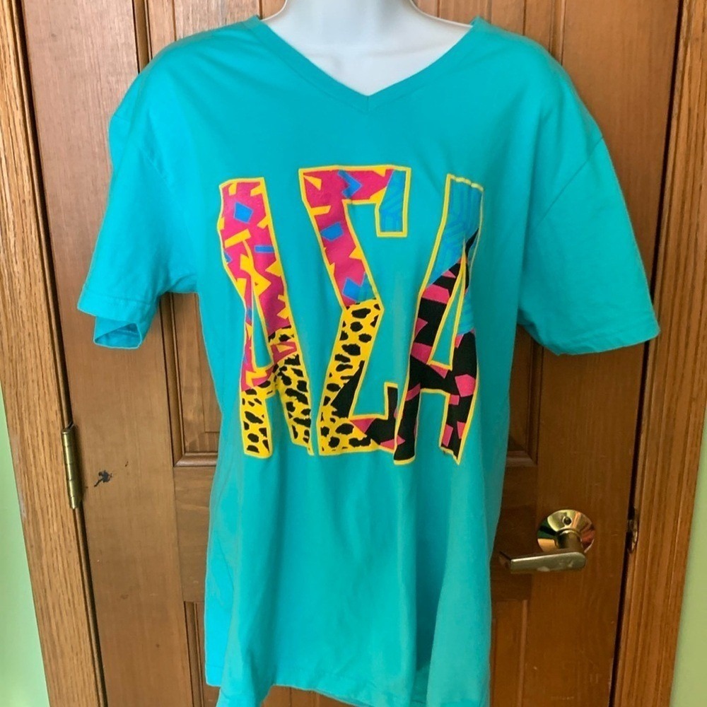 ASA Alpha Sigma Alpha Greek Fraternity Sorority‎ tshirt Medium